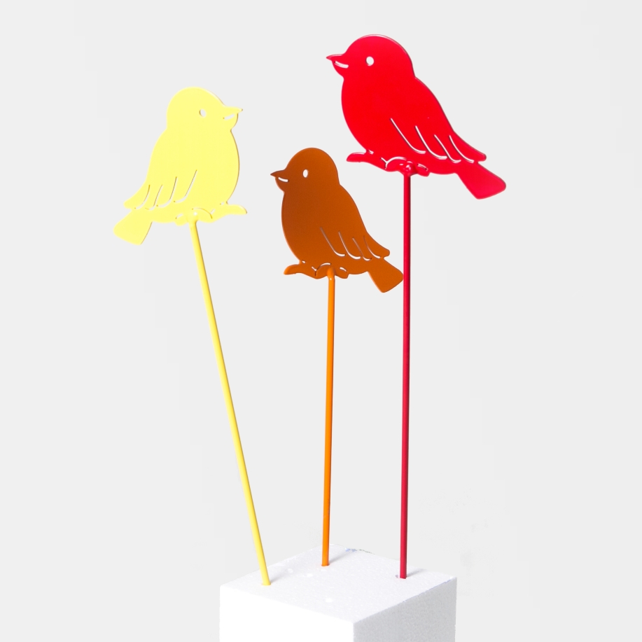 Gartenstecker Set "Bunte Vögel"