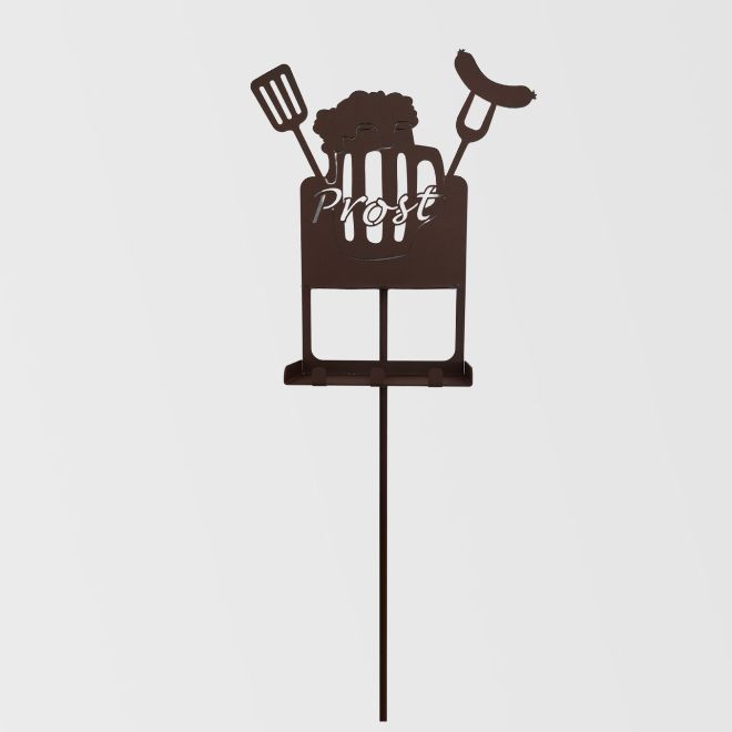 Bier- und Grillbesteckhalter für den Garten